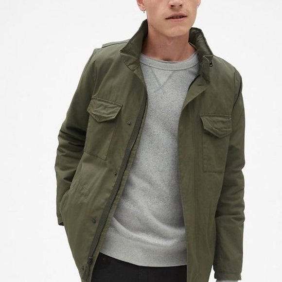 Gap Mens Waxed Military Jacket (M) - Picture 4 of 5